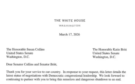 White House Urges Senate Republicans in Recent Letter