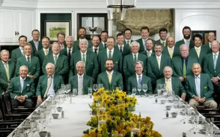 Masters Champions Dinner Menus: Iconic Choices from Rory to Tiger