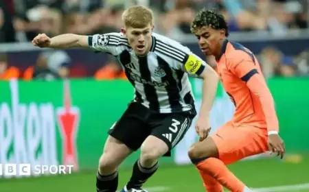 Lewis Hall Shines for Newcastle Before Barcelona Showdown