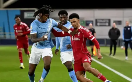 Liverpool U21s Suffer First 2026 Defeat to Manchester City