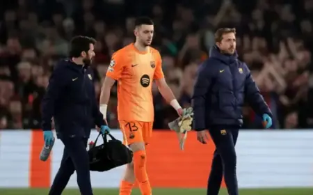Barcelona Triumphs as Joan Garcia and Eric Suffer Muscle Injuries