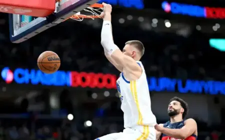 Kristaps Porziņģis Shines in Warriors vs. Wizards Player Grades