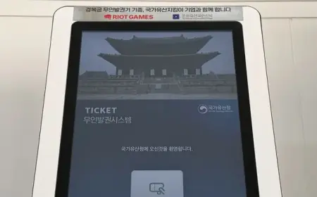 Riot Games Gifts Ticket Machines to Gyeongbokgung Palace