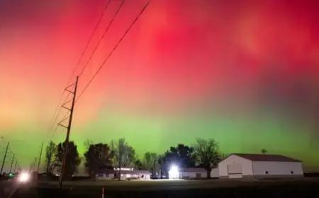 Northern Lights to Illuminate Iowa Tonight: Check the Aurora Forecast