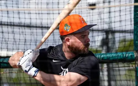 Tigers’ Jake Rogers Hit by Own Bat, Suffers Mild Concussion