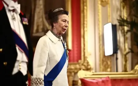 Princess Anne Shines in Diamond Tiara at Nigerian State Banquet
