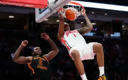 Witness Ohio State Forward Amare Bynum’s Top Dunks of the 2025-26 Season
