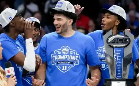 Duke’s Cameron and Cayden Boozer Unite for Final Game; Carlos Boozer Attends