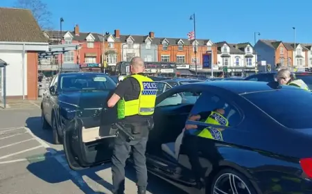 Police Arrest Three, Seize Eight Vehicles in West Midlands City Operation