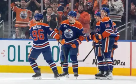 Oilers Secure Vital Win as Depth Shines in Draisaitl’s Absence