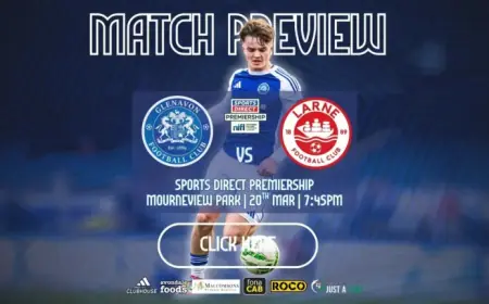 Preview: Larne vs. Glenavon Showdown