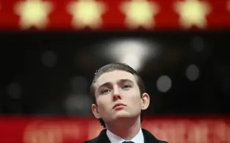 Barron Trump Mirrors Father with a Distinctive Trait from Melania