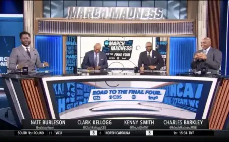 Nate Burleson Debuts as March Madness Studio Host