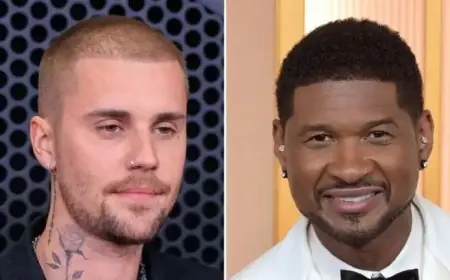 Justin Bieber Clashes with Ex-Mentor Usher at Oscars After-Party