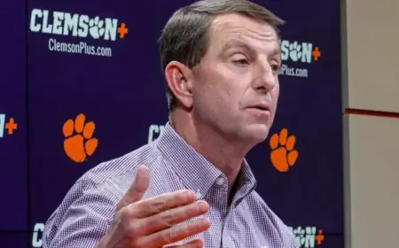 Dabo Swinney Accepts Responsibility for Clemson Football’s Disappointing Season