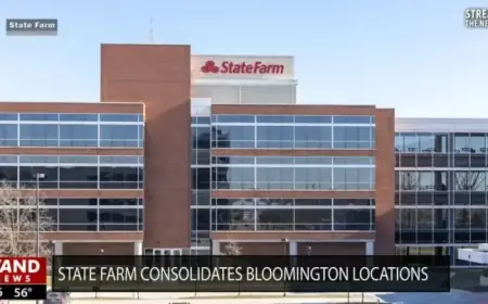 State Farm Plans Bloomington Staff Relocation to Corporate South by 2027