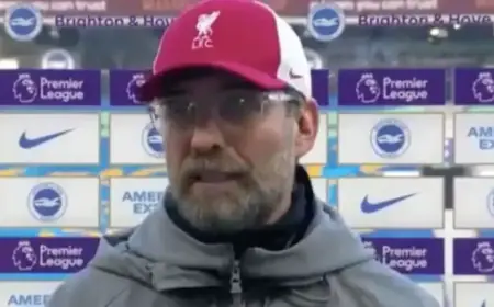 Jurgen Klopp Fumes Over ‘Criminal’ Incident in Brighton vs Liverpool Clash