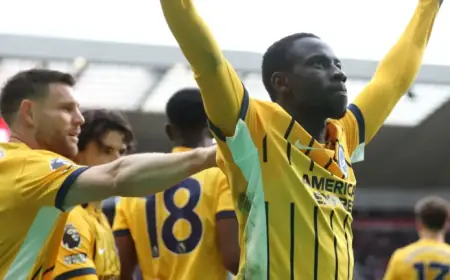 Yankuba Minteh’s Goal Elevates Brighton to Premier League Top Half