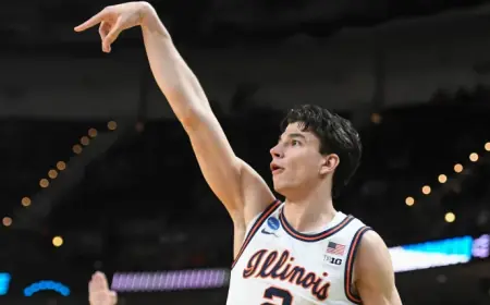 Illinois’ Andrej Stojakovic: Son of NBA Legend Peja Stojakovic