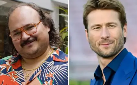 Stavros Halkias Stars in Judd Apatow’s Glen Powell Country Music Comedy