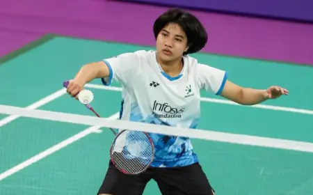 Isharani Baruah Battles Hard, Thai Teen Advances in Orleans Masters Semifinal