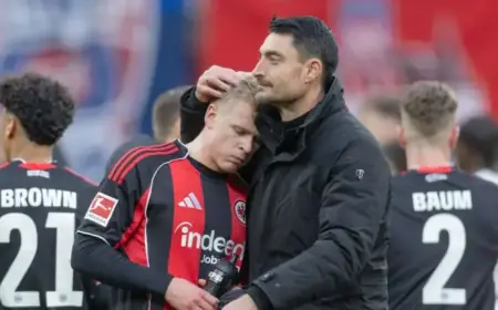 Eintracht Coach Riera’s Statement on Burkardt Sparks Interest