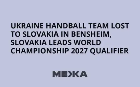 Slovakia Defeats Ukraine in Bensheim, Leads 2027 Handball World Qualifier