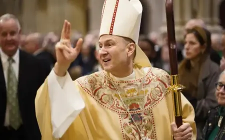 Archbishop Hicks Leads First St. Patrick’s Day Mass at Namesake Cathedral