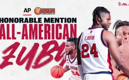 Zuby Ejiofor Earns AP and USBWA All-American Honorable Mention