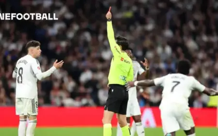 Real Star Sent Off in Derby After Controversial Red Card