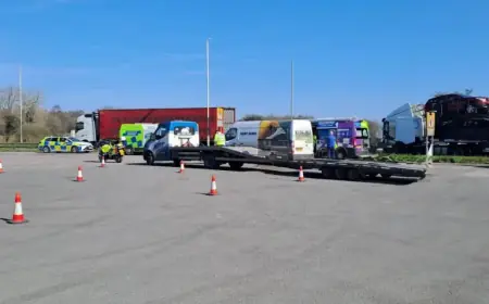 Police and DVSA Operation Seizes Two Vehicles, Catches 30 Drivers on A41