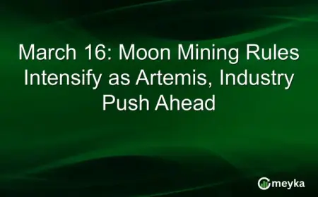 Moon Mining Regulations Tighten as Artemis, Industry Advance on March 16