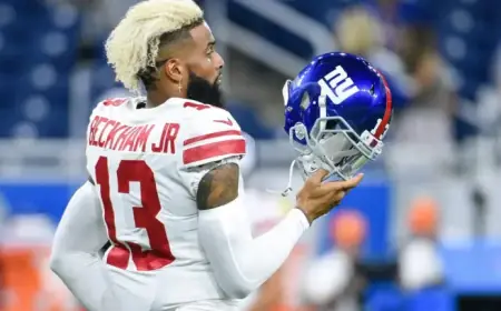 Odell Beckham Jr. Eager to Rejoin Giants with Jaxson Dart