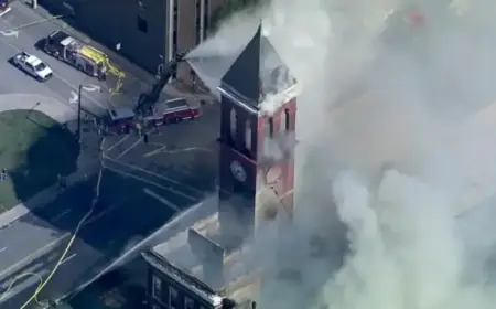 Historic Floyd County Courthouse Fire Sparks Mass Evacuations