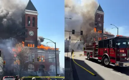 Fire Severely Damages Floyd County Historic Courthouse in Rome