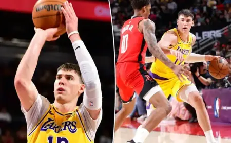 Lakers’ Jake LaRavia Eager to Play Full 82-Game Season