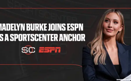 Madelyn Burke Becomes SportsCenter Anchor at ESPN