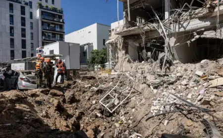 Israel and Iran Exchange Strikes; U.S. Halts Energy Target Attacks