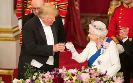 New Book Reveals Trump Pressured Late Queen for Harry and Meghan Gossip