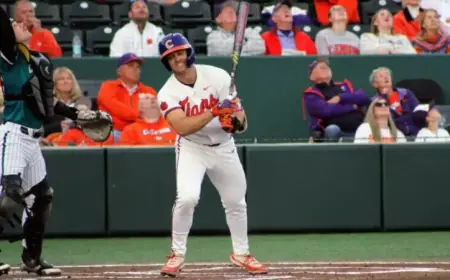 Clemson Blows Six-Run Lead, Loses to Coastal