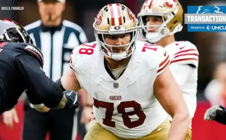 Lions Secure Free Agent OL Ben Bartch Signing