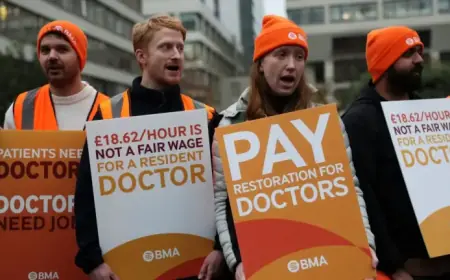 England’s Resident Doctors Announce Six-Day Strike Post-Easter Holiday