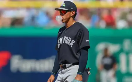 Yankees’ Aaron Boone Discusses Promising Future for George Lombard Jr.