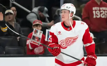 Red Wings Extend Defenseman’s Contract for Two More Years
