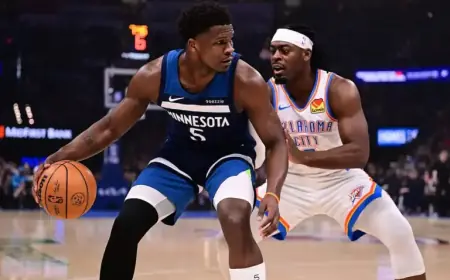 Anthony Edwards’ Absence Challenges Wolves in Intense Playoff Race