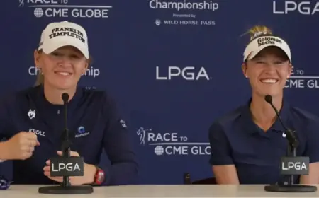 Korda Sisters Reunite for Ford Championship with All Smiles