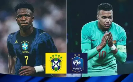 Brazil vs. France: Official Lineups Announced