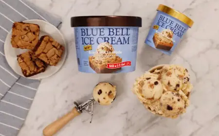 Blue Bell Unveils New Dessert: Brownie and Cookie Ice Cream Combo