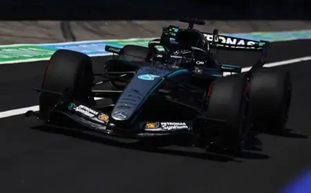 Russell Leads Mercedes One-Two in Japanese GP Practice Session