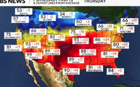 Over 100 Daily High Temperature Records Predicted Through Sunday, Forecasts Reveal